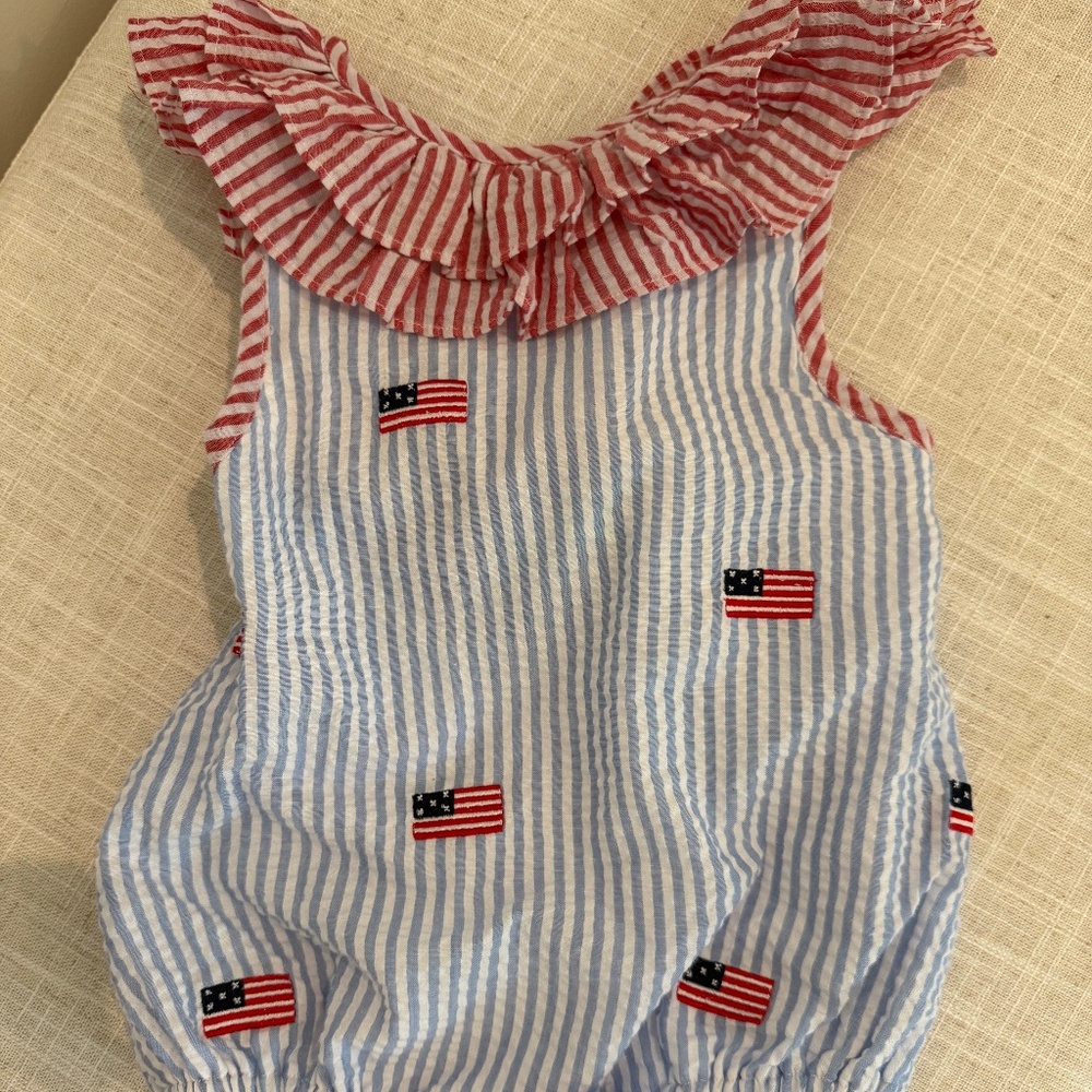 The Smocked Flamingo - Flag Bubble